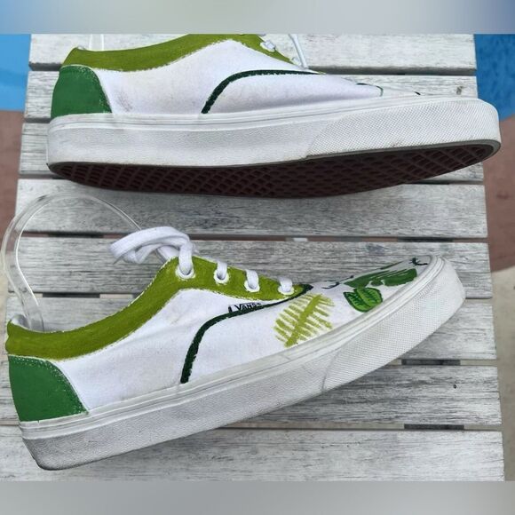 VANS PALM LEAF PRINT WOMENS 10~NEW* - Picture 5 of 10